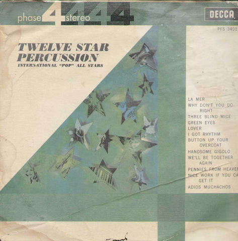 Twelve Star Percussion International "Pop" All Stars English Vinyl LP