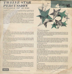 Twelve Star Percussion International "Pop" All Stars English Vinyl LP