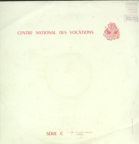 Centre National Des Vocations Serie C - English Bollywood Vinyl LP