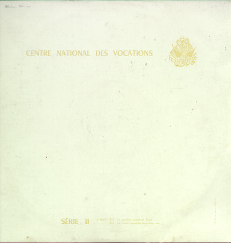 Centre National Des Vocations Serie B - English Bollywood Vinyl LP
