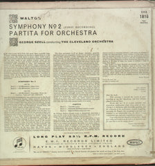 Walton / Symphony No.2 Partita for Orchestra - English Bollywood Vinyl LP