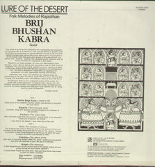 Brij Bhushan Kabra - Lure of the Desert - Classical Boolywood Vinyl LP