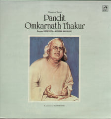 Pandit Omkarnath Thakur -Classical Bollywood Vinyl LP