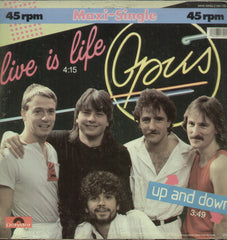 Live is Life Opus Up and Down - English Bollywood LP