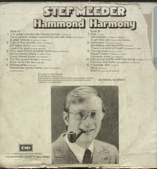 Stef Meeder Hammond Harmony - English Bollywood Vinyl LP