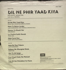 Dil Ne Phir Yaad Kiya - Hindi Bollywood Vinyl LP