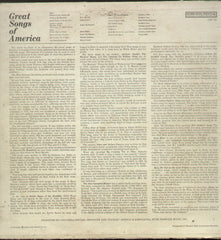 Great Songs of America - English Bollywood Vinyl LP
