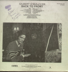 Gilber Osullivan Back To Front - English Bollywood Vinyl LP
