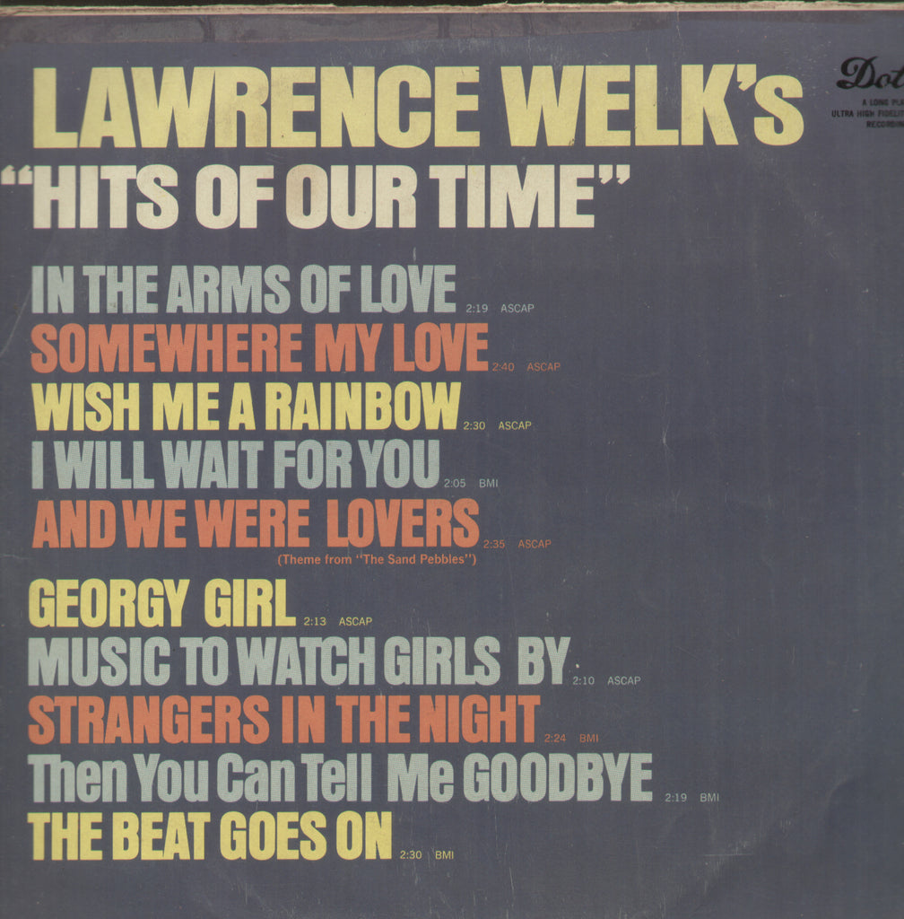 Lawrence Welk's Hits Of Our Time - English Bollywood Vinyl LP