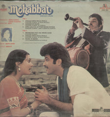 Mohabhat - Hindi Bollywood Vinyl LP