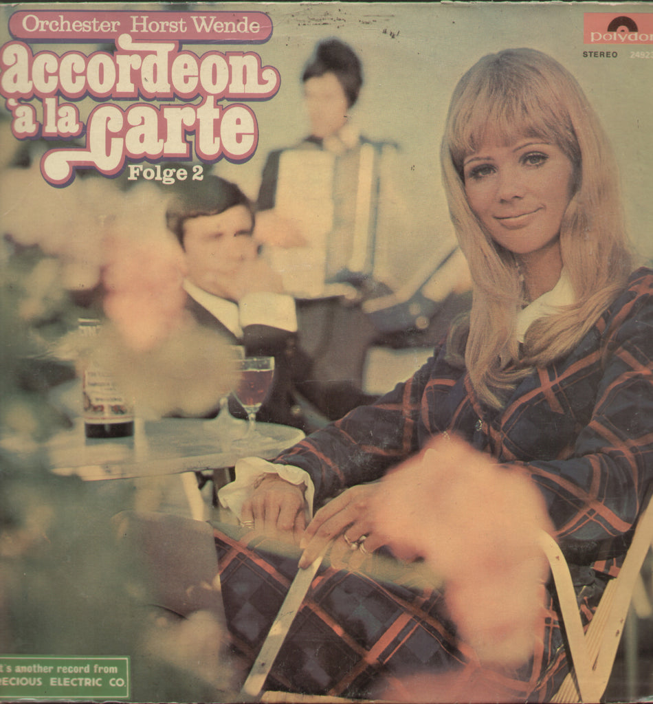 Orchester Horst Wende Accordeon A La Carte Folge 2 - English Bollywood Vinyl LP