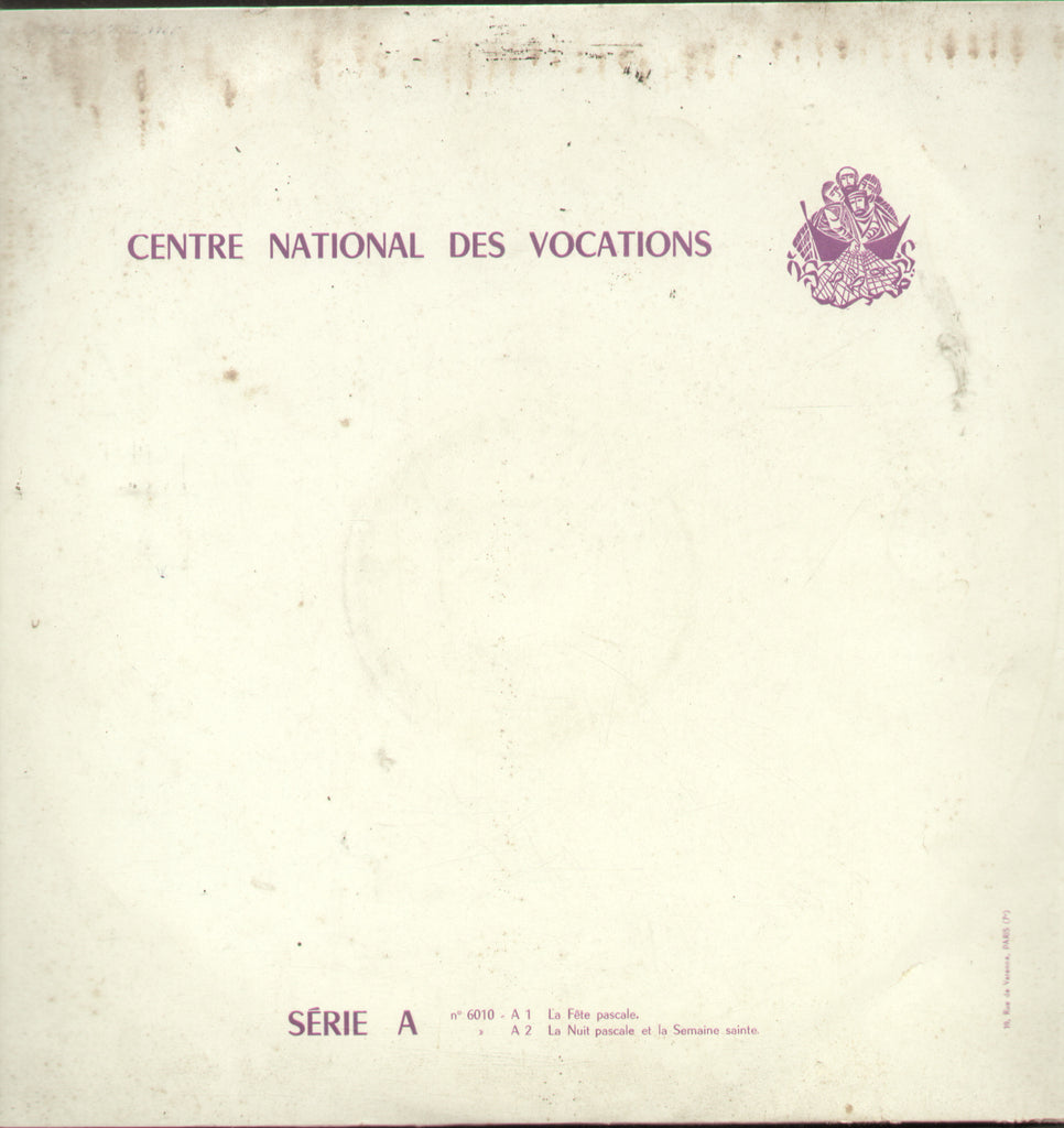 Centre National Des Vocations Srie A - English Bollywood Vinyl LP