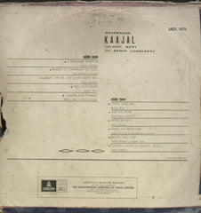 Kaajal 1960 - Hindi Bollywood Vinyl LP