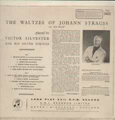 Waltzes Of Johann Strauss Victor Silverster And His Silver Strings - English Bollywood Vinyl LP