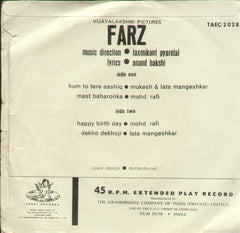Farz - Hindi Bollywood Vinyl EP