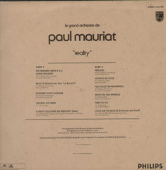Le Grand Orchestre De Paul Mauriat Reality English Vinyl LP