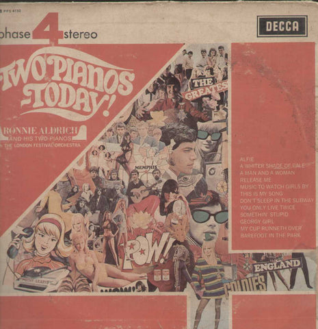 Two Pianos Today Ronnie Aldrich English Vinyl L P