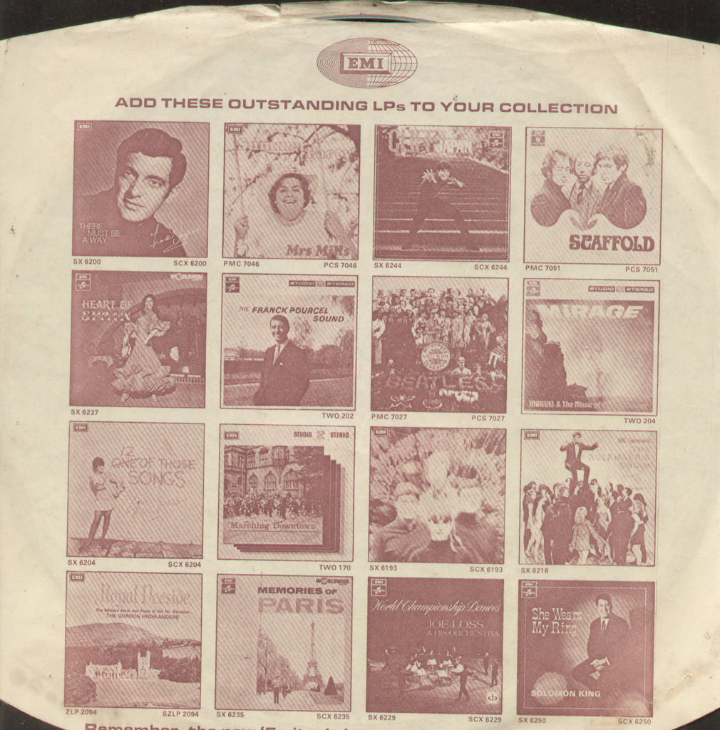 Insaaf Main Karoongaa - Hindi Bollywood Vinyl LP - No Sleeve
