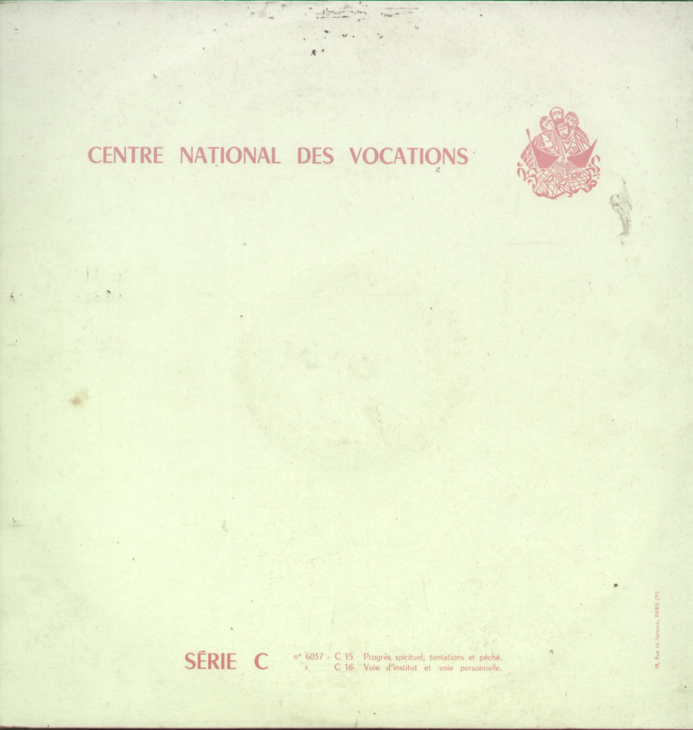 Centre National Des Vocations Serie C - English Bollywood Vinyl LP