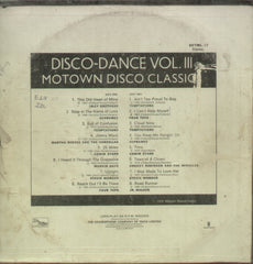 Disco Dance Vol. 3 Motown Disco Classics - English Bollywood Vinyl LP