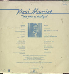 Paul Mauriat Tout Pour La Musique - English Bollywood Vinyl LP