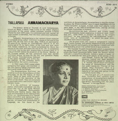 Sri Annamacharya Samkirtanas - Devotional Bollywood Vinyl LP