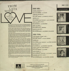 From Lata With Love Her 12 Golden Hits - Hindi Bollywood Vinyl LP