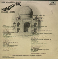 Humsafar Ghazals and Geets - Ghazals Bollywood Vinyl LP