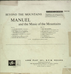 Beyond The Mountain Manuel - English Bollywood Vinyl LP