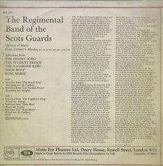 The Regimental Band of The Scots Guards - English Bollywood Vinyl LP
