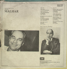 Malhar - Hindi Bollywood Vinyl LP