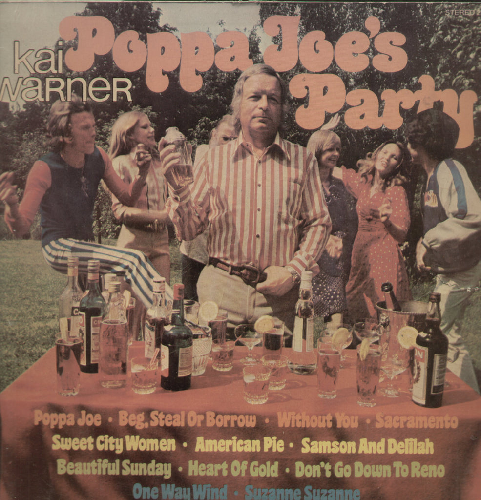 Kai Warner Poppa Joe's Party - English Bollywood Vinyl LP