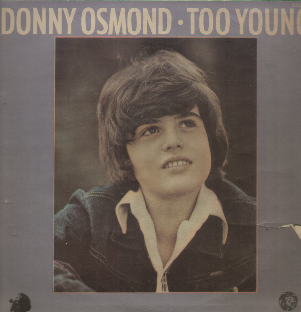 Donny Osmond Too Young - English Bollywood Vinyl LP