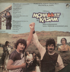 Mohabbat Ki Kasam - Hindi Bollywood Vinyl LP