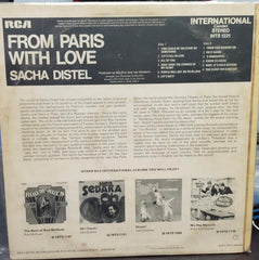 From Paris With Love Sacha Distel - 1962 - English Vinyl Record LP