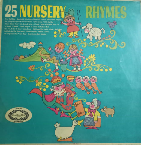 “25 NURSERY RHYMES AND STORIES” 1966, English Vinyl LP – Bollywood Film Vinyl LP
