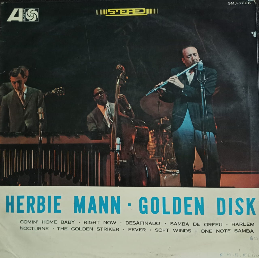 “HERBIE MANN – GOLDEN DISK” 1965,English Vinyl LP – Bollywood Film Vinyl LP