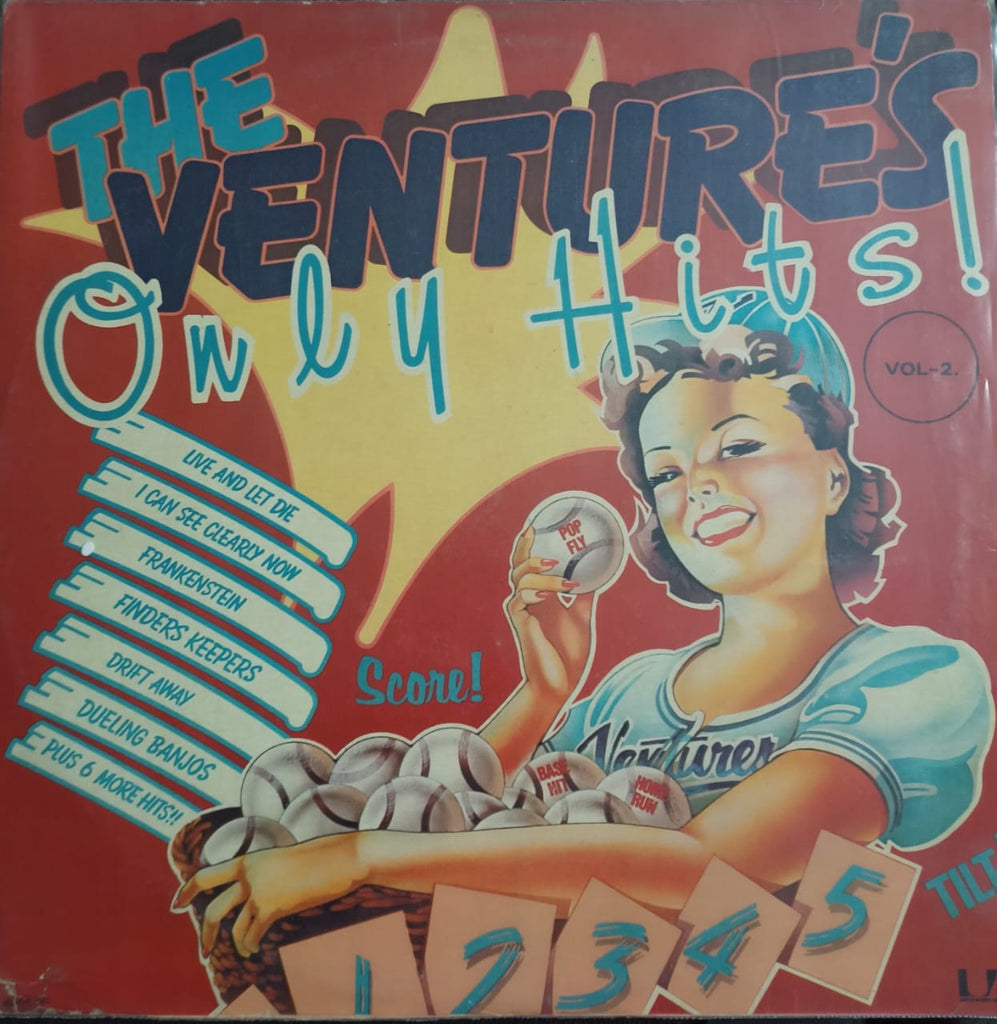 “THE VENTURE’S ONLY HITS!”1973, English Vinyl LP – Bollywood Film Vinyl LP