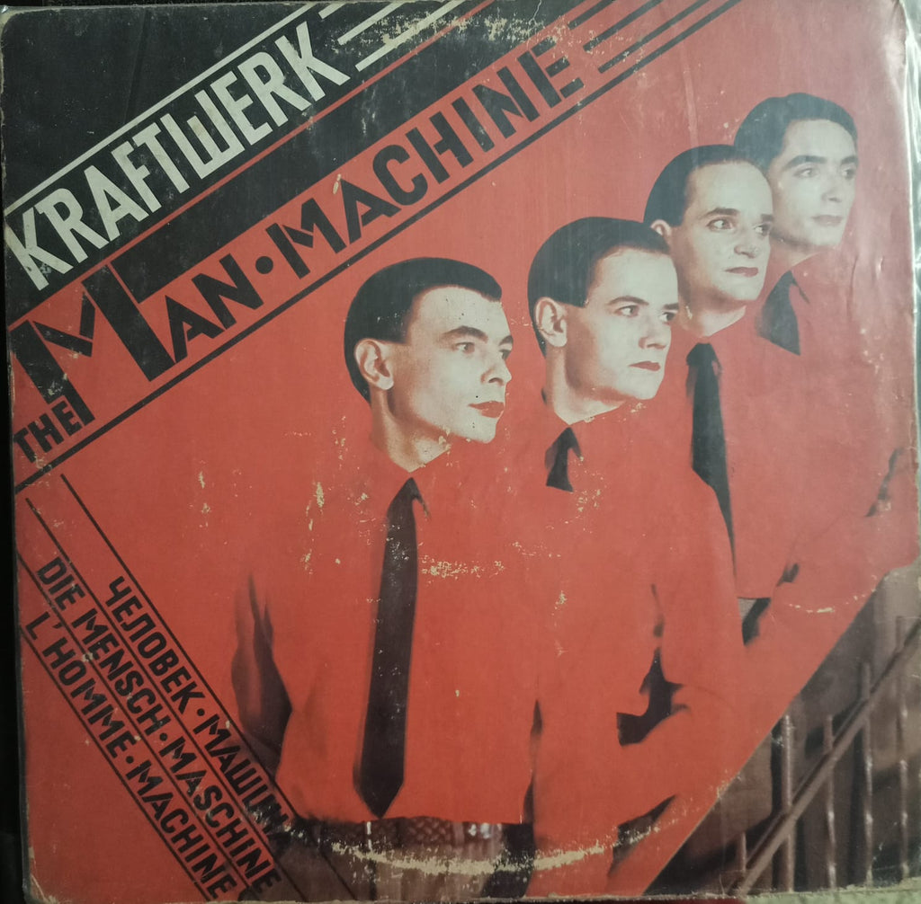 "KRAFTWERK - THE MAN MACHINE" 2009, English vinyl LP - Bollywwood film vinyl Lp