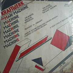 "KRAFTWERK - THE MAN MACHINE" 2009, English vinyl LP - Bollywwood film vinyl Lp
