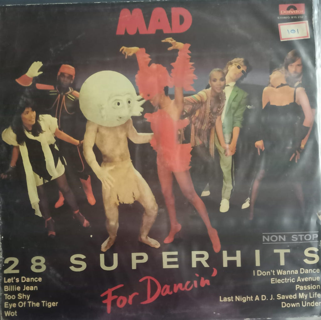“MAD FOR DANCIN’ 28 SUPERHITS – NON STOP” 1983, English Vinyl LP – Bollywood Film Vinyl LP