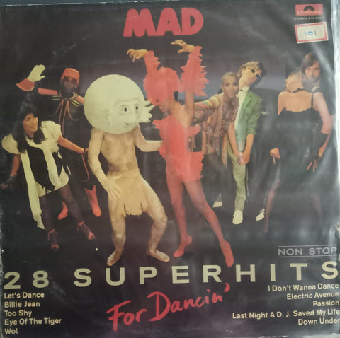 “MAD FOR DANCIN’ 28 SUPERHITS – NON STOP” 1983, English Vinyl LP – Bollywood Film Vinyl LP