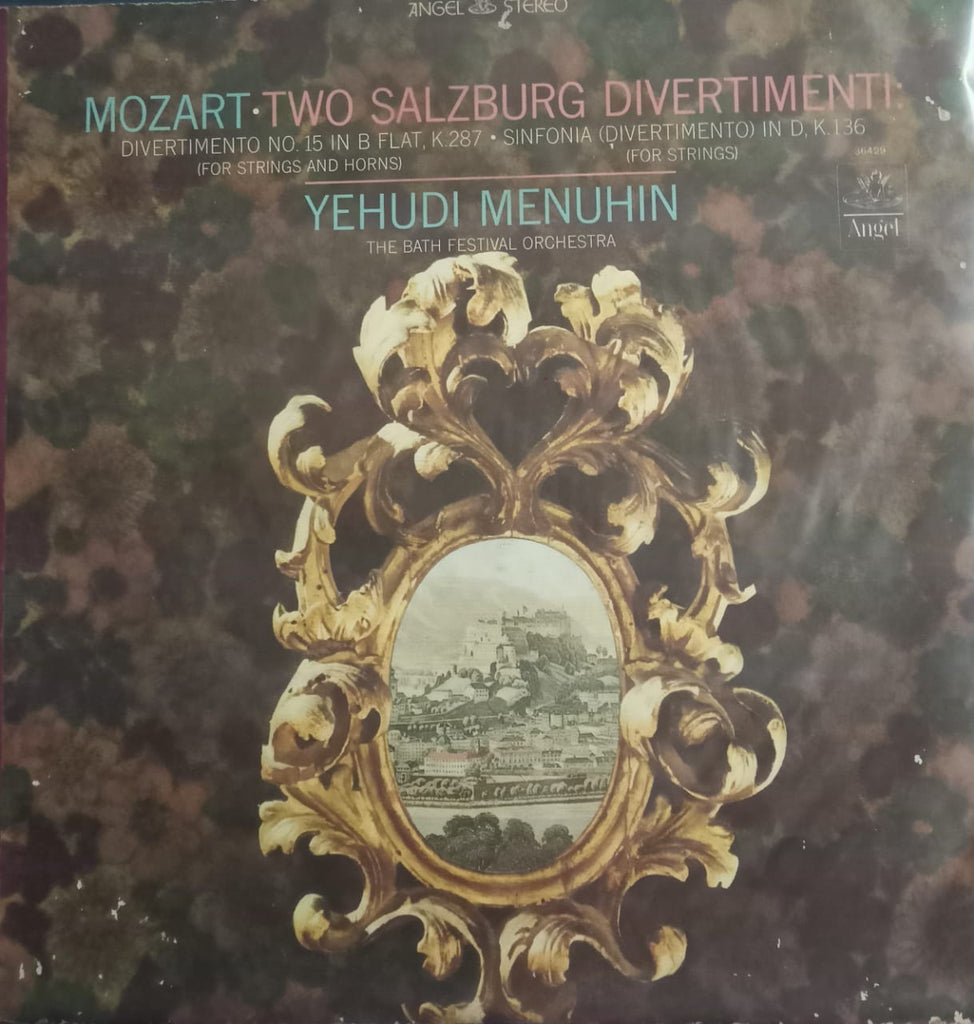 “MOZART – Two Salzburg divertimenti:” 1966,English Vinyl LP – Bollywood Film Vinyl LP