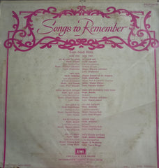 “SONGS TO REMEMBER”