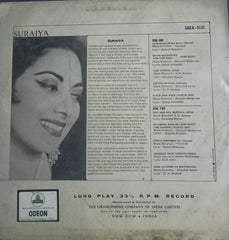 “SURAIYA” 1967, Hindustani Vinyl LP – Bollywood Film Vinyl LP