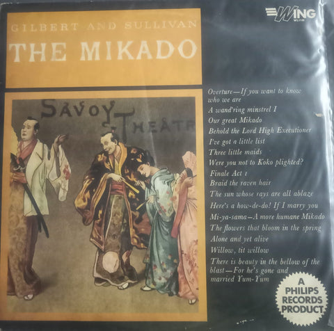 “THE MIKADO – GILBERT AND SULLIVAN” , English Vinyl LP – Bollywood Film Vinyl LP