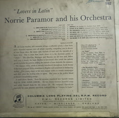 “LOVERS IN LATIN” 1959, English Vinyl LP – Bollywood Film Vinyl LP