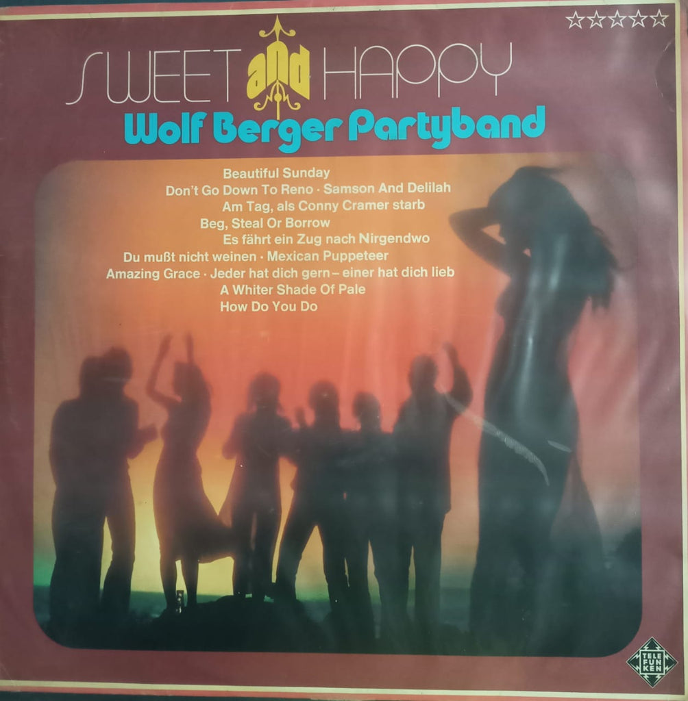 “SWEET AND HAPPY – Wolf Berger Partyband” , English Vinyl LP – Bollywood Film Vinyl LP