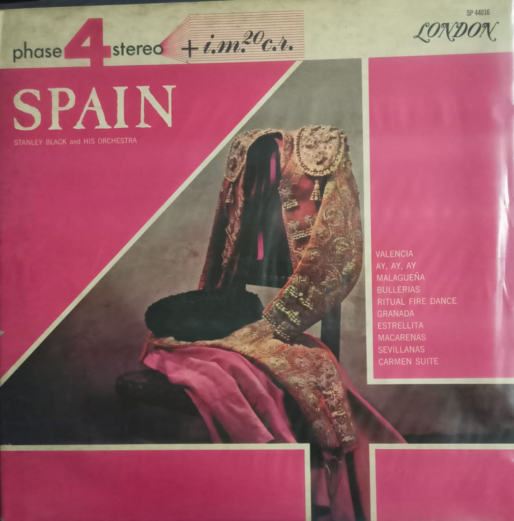 “SPAIN”1961, English Vinyl LP – Bollywood Film Vinyl LP