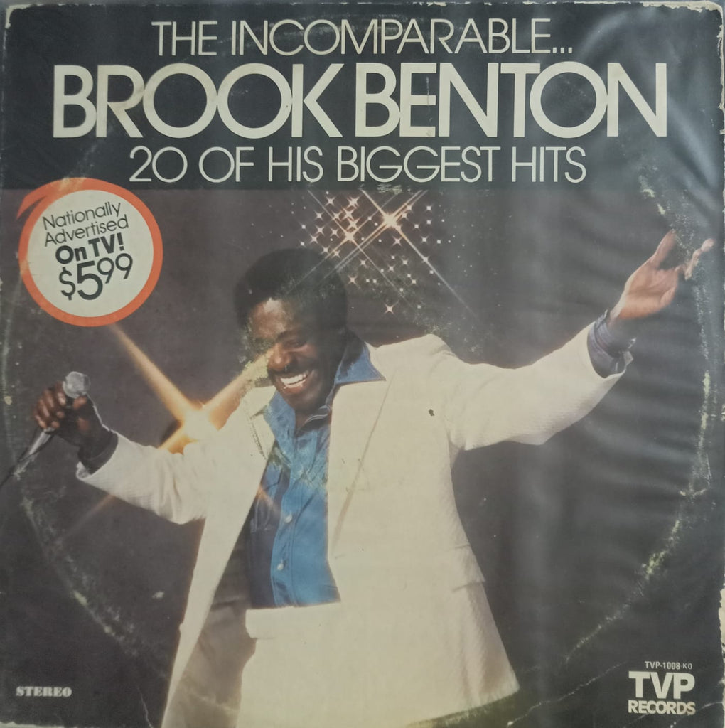 “THE INCOMPARABLE BROOK BENTON ( 20 of his biggest hits)”1976, English Vinyl LP – Bollywood Film Vinyl LP